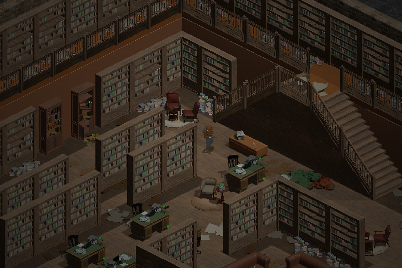 Zombie Interior - HD Isometric Tileset by SmallScaleInt