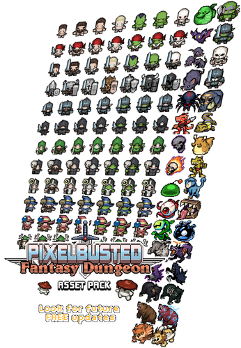Pixel Busted Fantasy Dungeon Asset Pack by ThePixelBuster