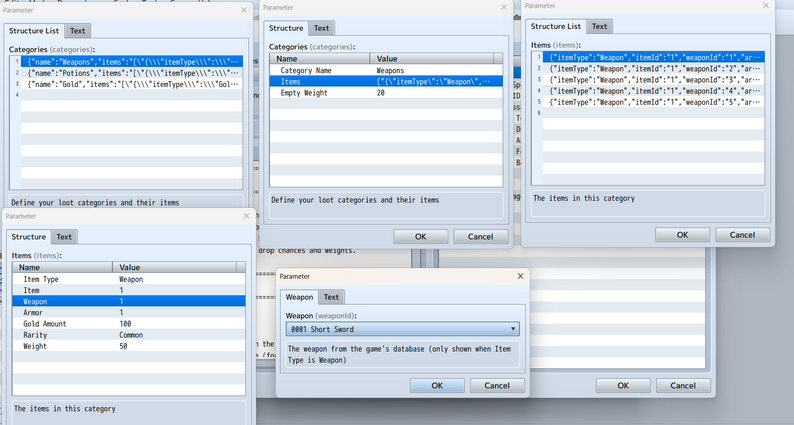 Weighted Loot Generator for RPG Maker MZ by BitQuest Studio