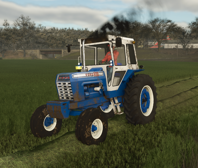 Ford 8000 Rops Ford 8000-9600 FS25 by Whiskey Sierra Modding