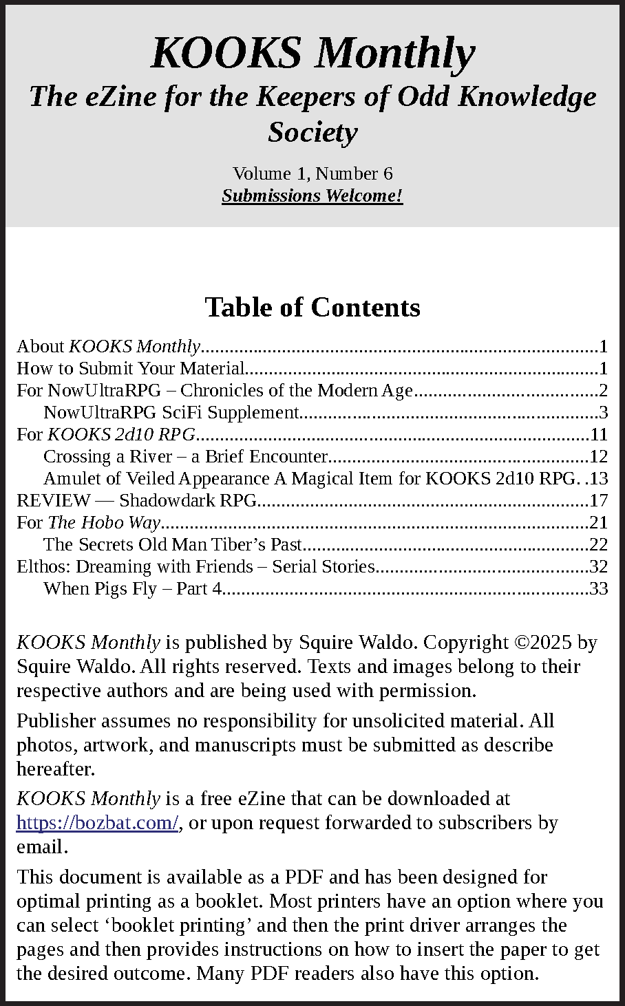 Screenshot 2 for KOOKS Monthly eZine - Aug 2025 - Vol 1, No 6