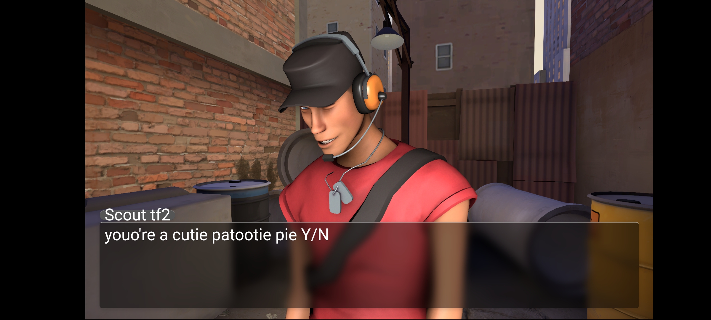 Screenshot 2 for TF2 High (A team fortress 2 visual novel fangame)
