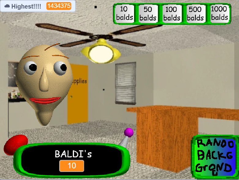 Screenshot 3 for Baldi's Cool Clicking and Fun v0.3.4 test port