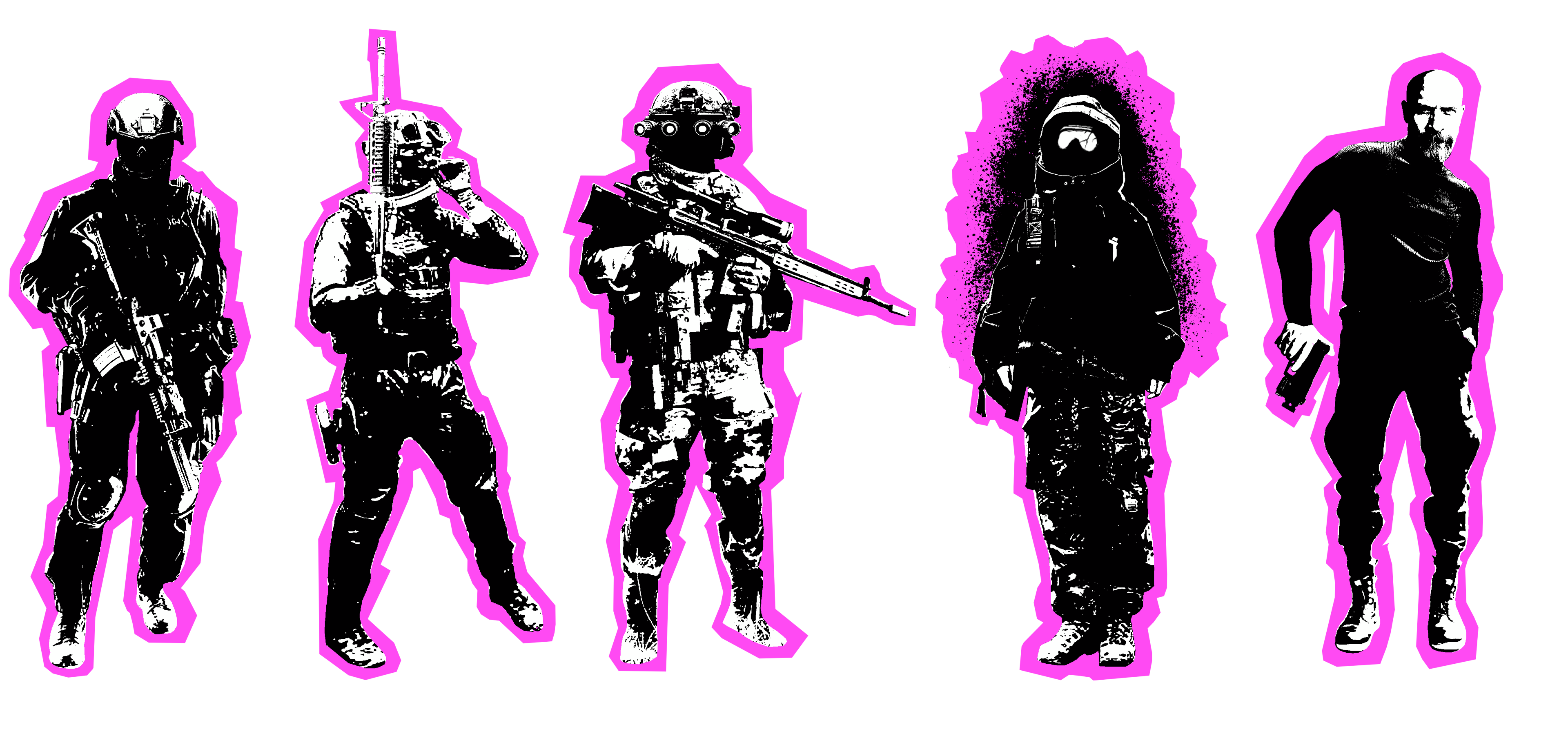 Screenshot 3 for 10 Paper mercenaries for dystopian futures