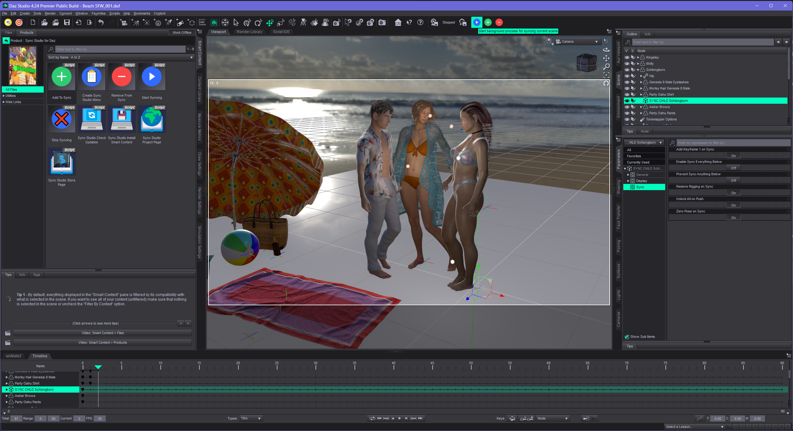 Screenshot 4 for Sync Studio for Daz and Blender