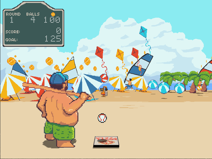 Screenshot 2 for Big Larry's Beach Baseball