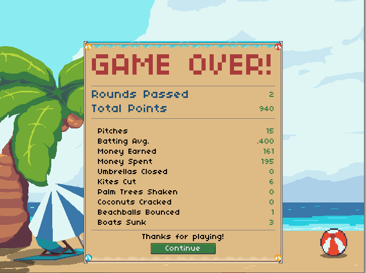 Screenshot 5 for Big Larry's Beach Baseball