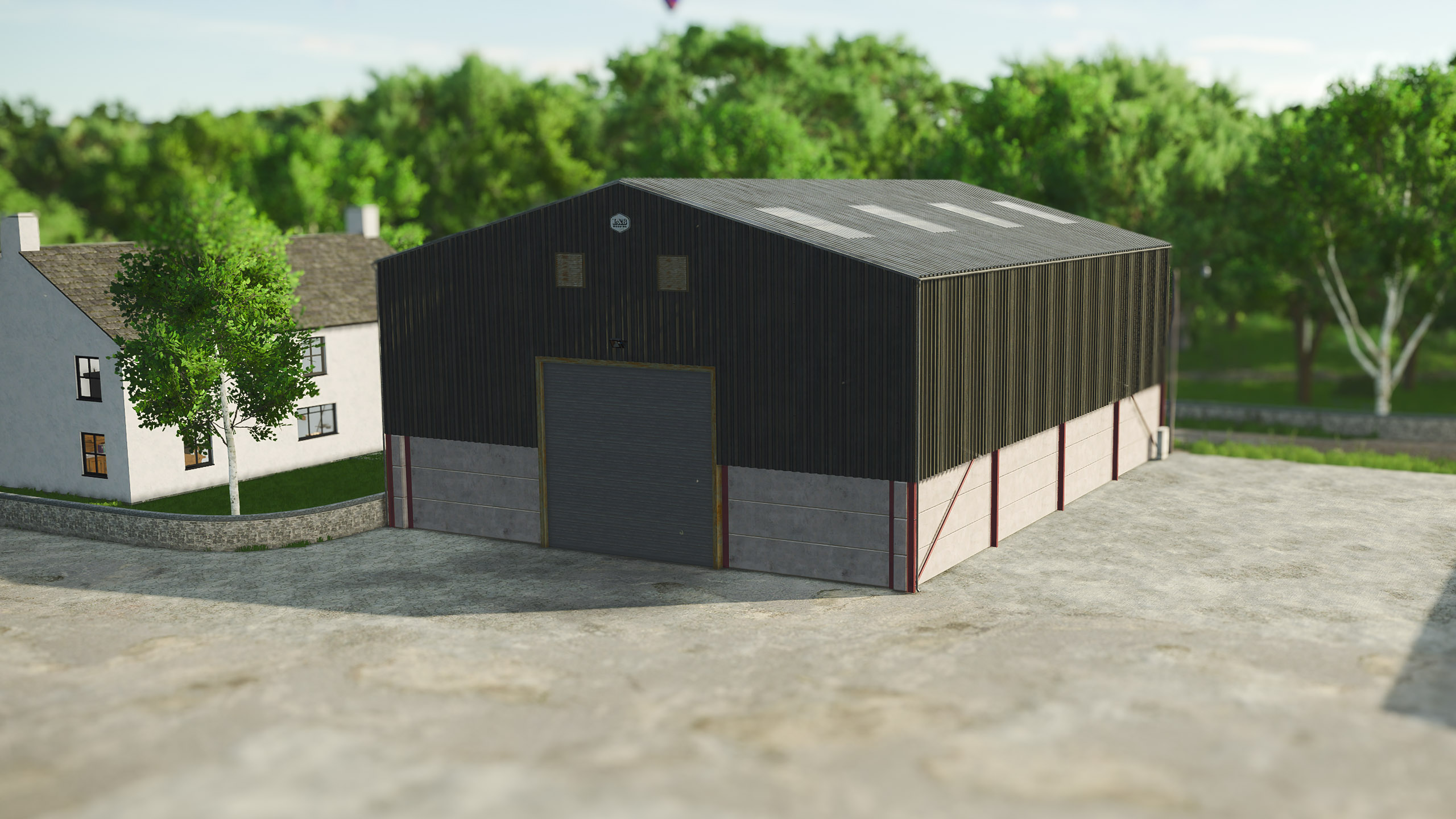 Screenshot 7 for FS25 UK Grain and Machinery Shed - V2