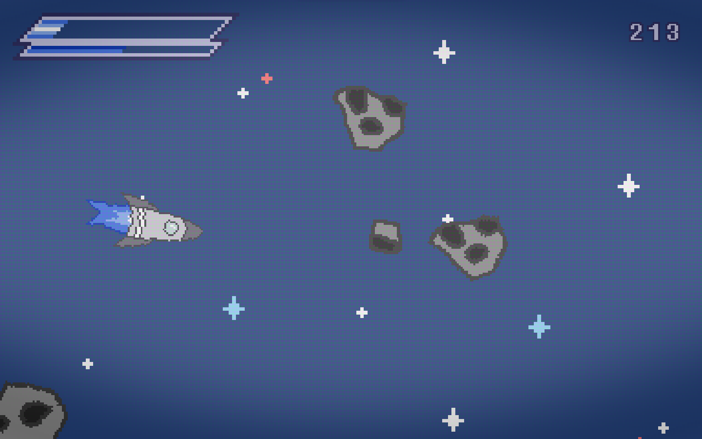 Just A Game Where You Flying Near Asteroids And Shooting Them by ...