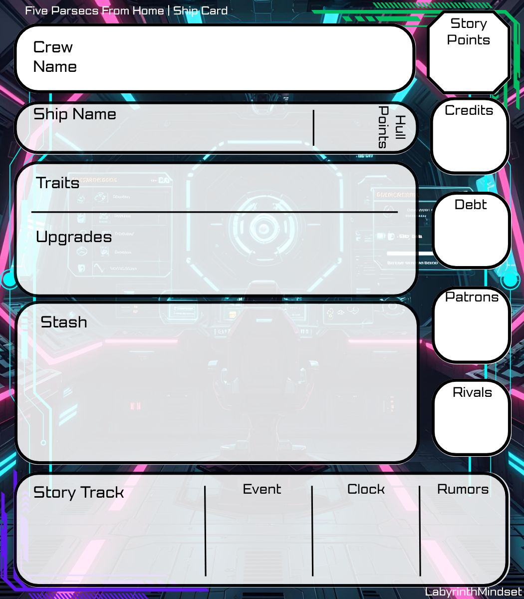 Screenshot 3 for Five Parsecs From Home Crew & Ship Cards
