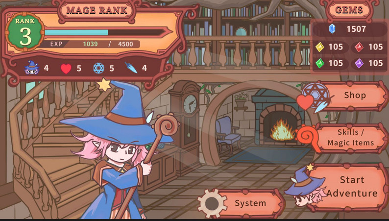 Spell Circle Mage by SparrowBallGames