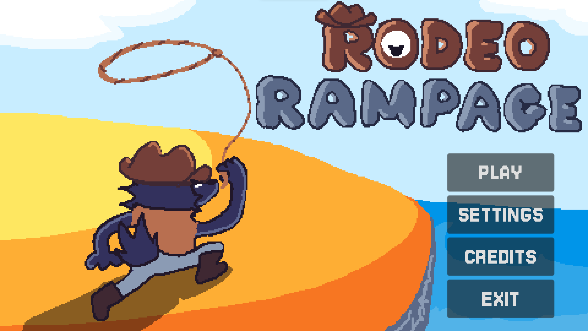 Rodeo Rampage by SpiltMilkTeam for GMTK Game Jam 2025 - itch.io