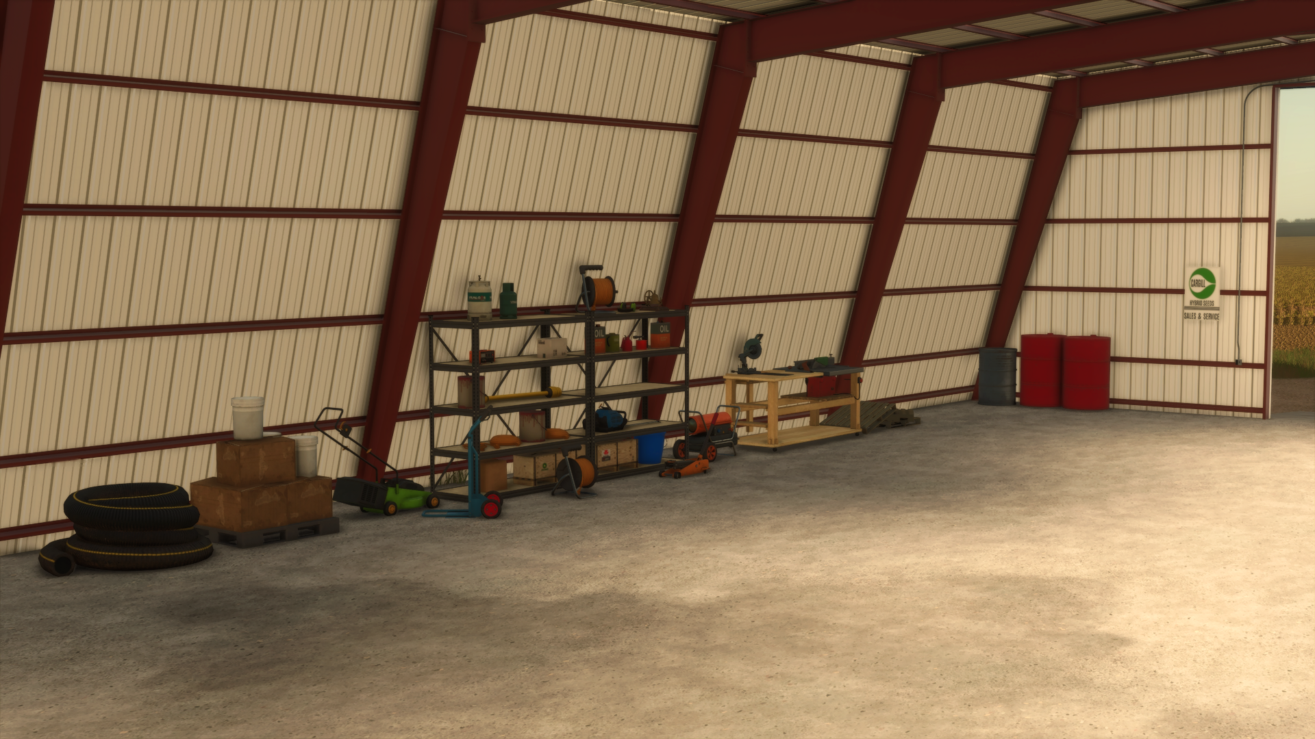 Screenshot 4 for FS25 Metal Frame Shed