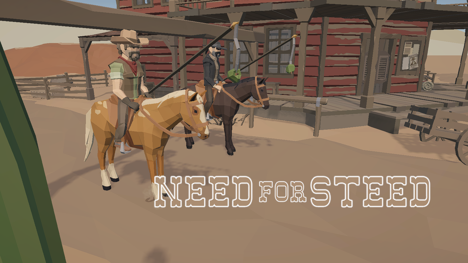 Screenshot 2 for Need For Steed (NUGDC Summer Game Jam 2025)