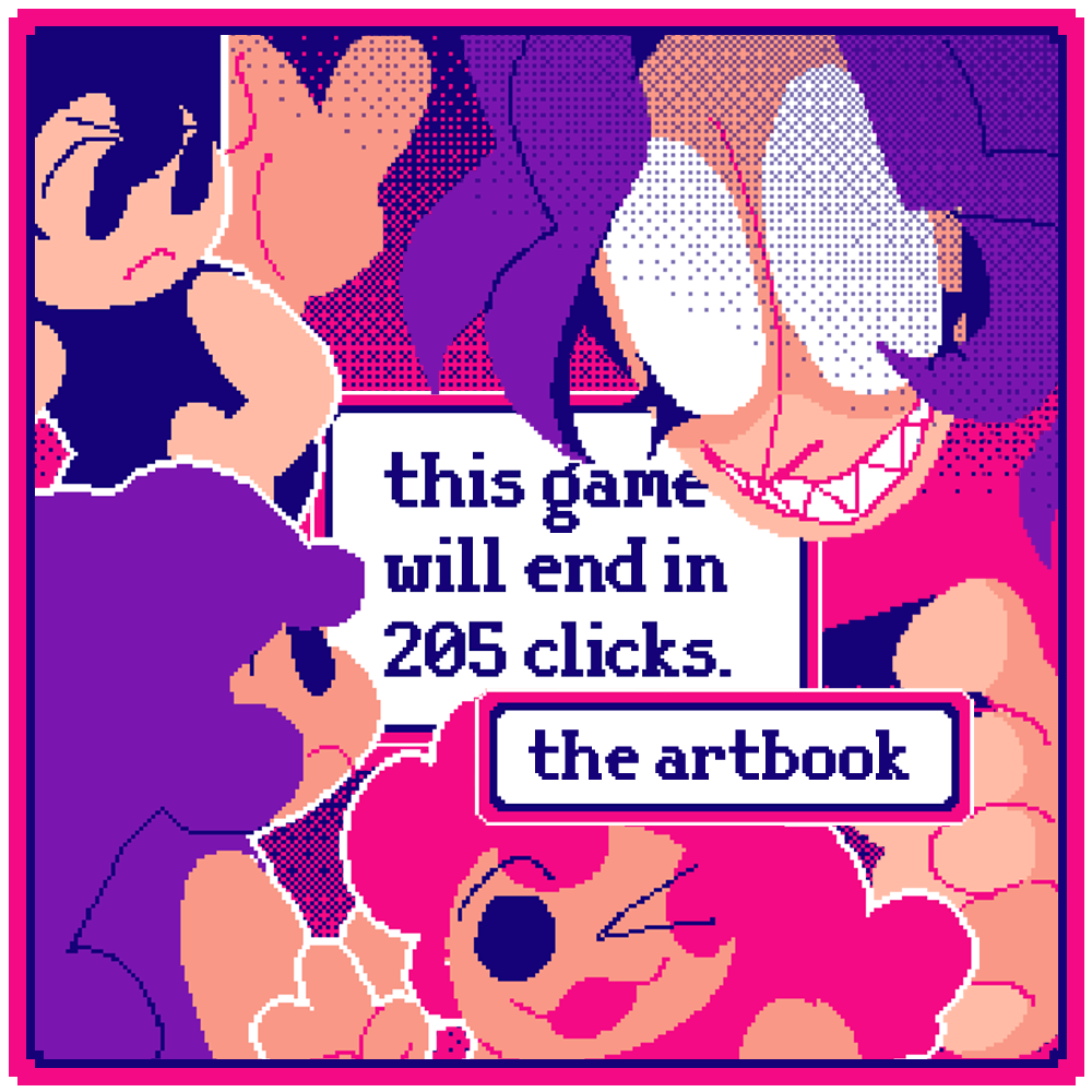 Screenshot 2 for this game will end in 205 clicks. the artbook