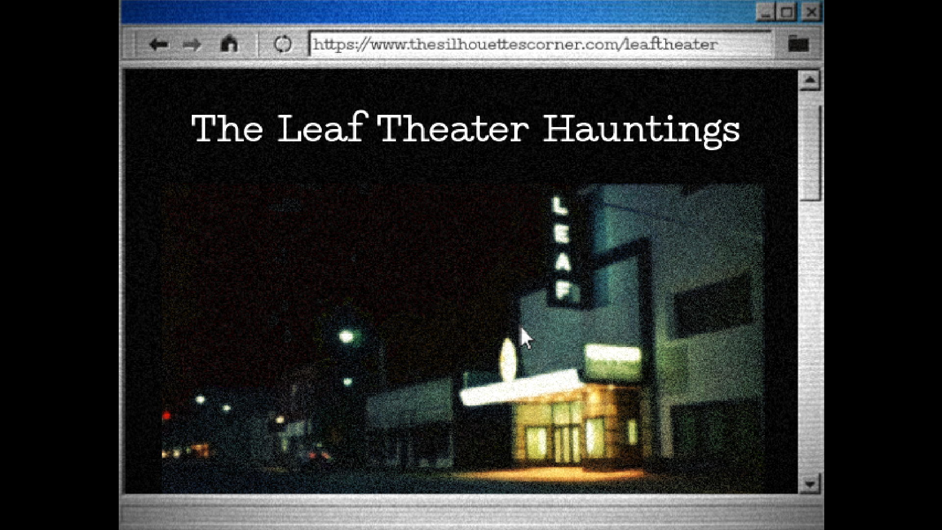 Screenshot 2 for The Silhouette's Corner