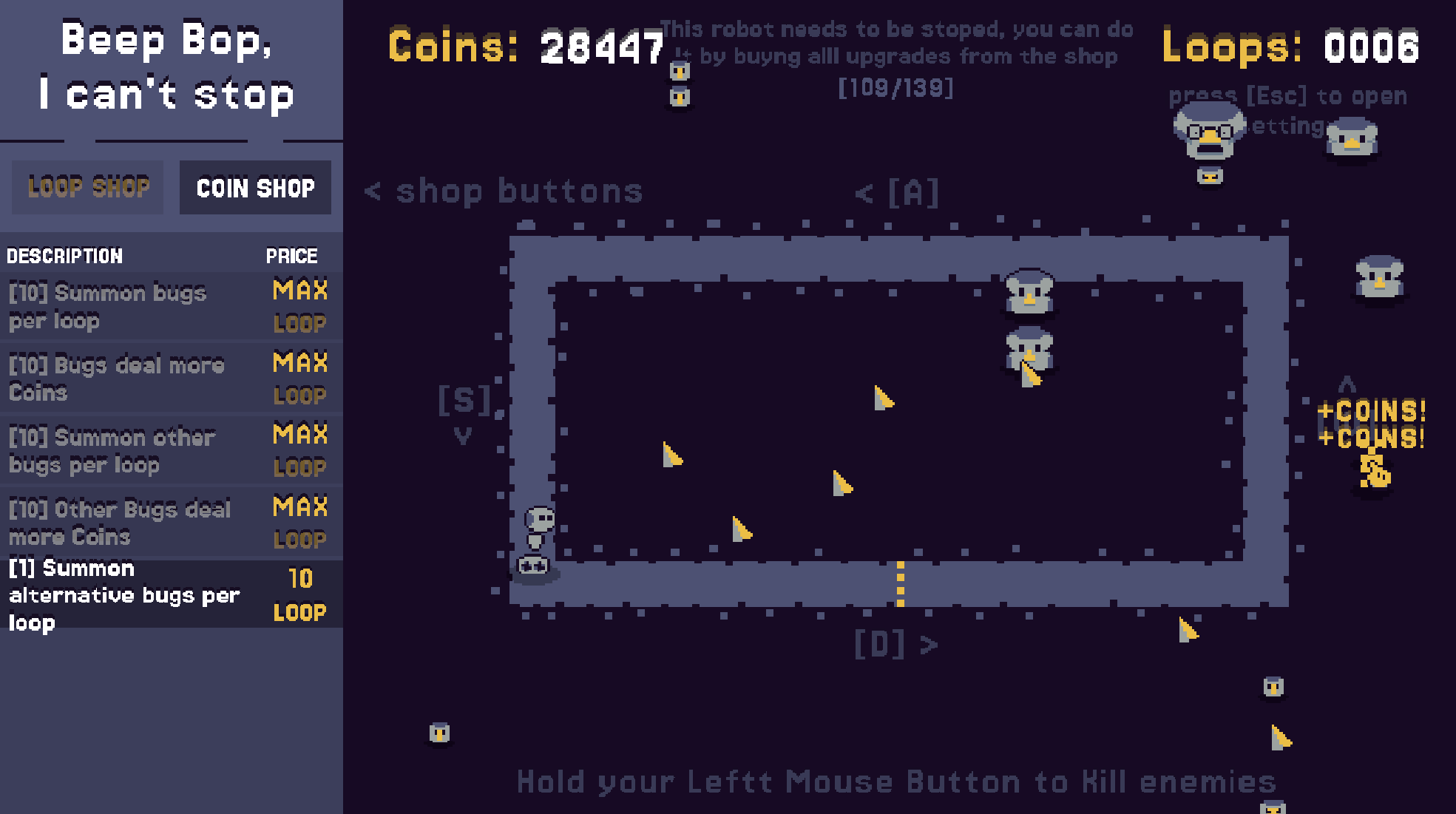 Screenshot 5 for Beep Bop I Can't Stop (GMTK 2025)
