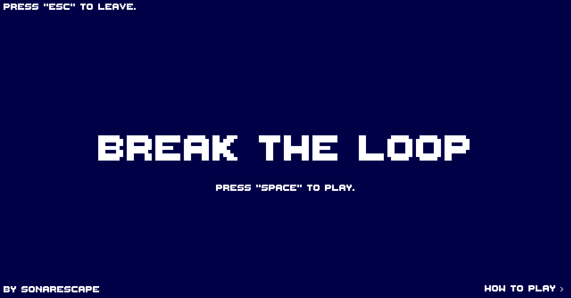 Rate Break The Loop by Sonar for GMTK Game Jam 2025 - itch.io
