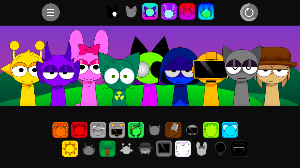 Screenshot 3 for Sprunki - Acid's Realm