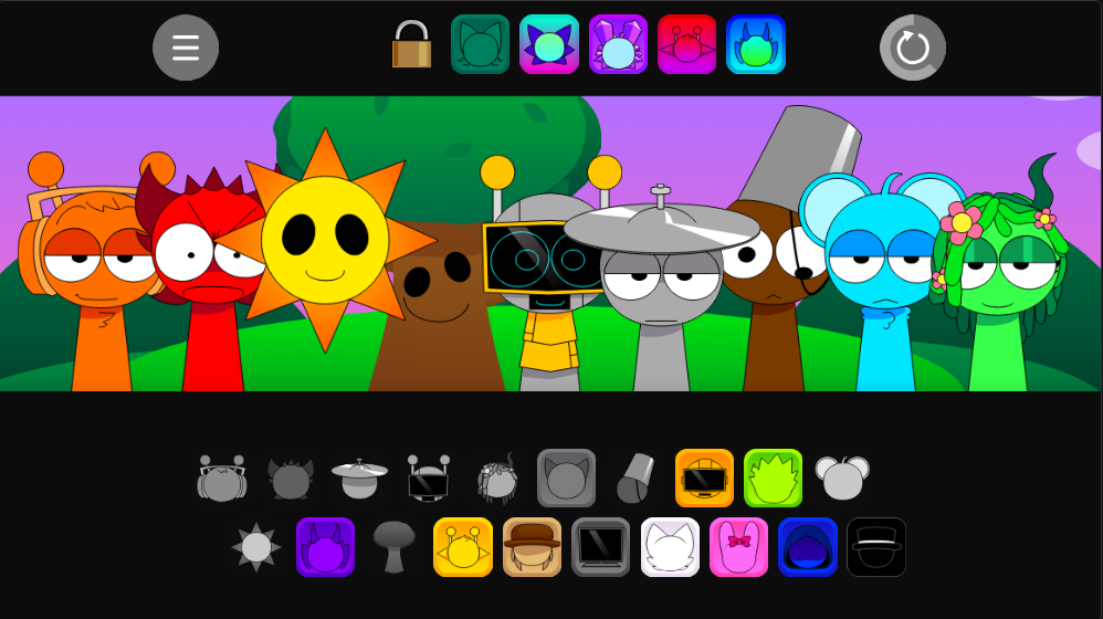 Screenshot 4 for Sprunki - Acid's Realm