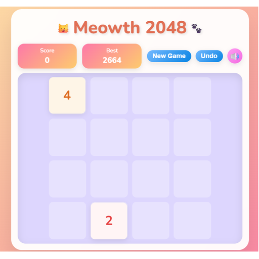 Meowth 2048 By One teki meowth-2048-by-one-teki