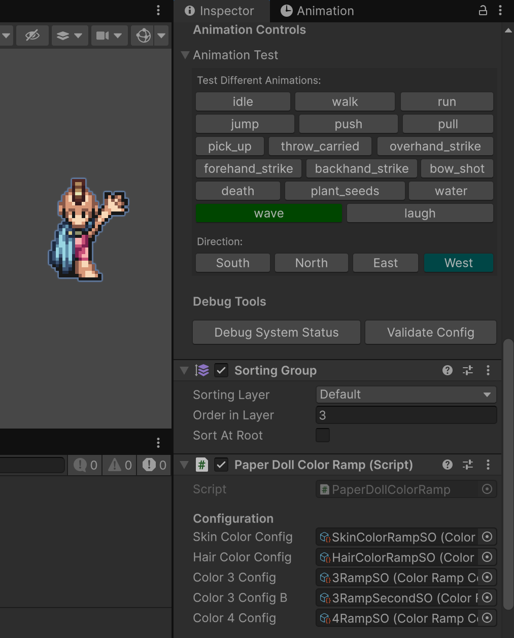 Screenshot 5 for Paper Doll System for Unity – Modular 2D Character Layering (One-Click Setup)