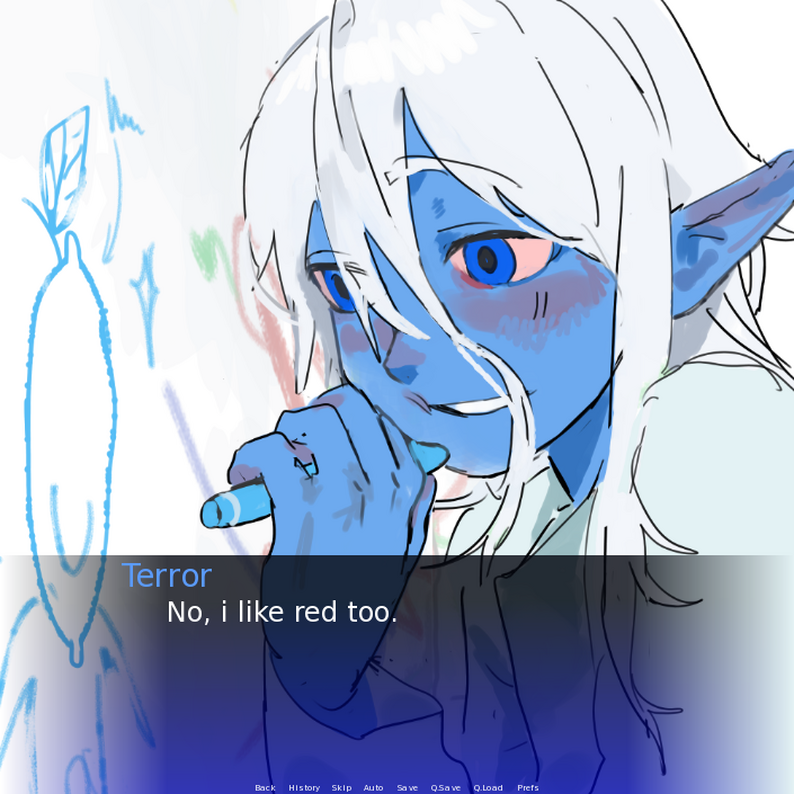 The Blue Human by mangopp