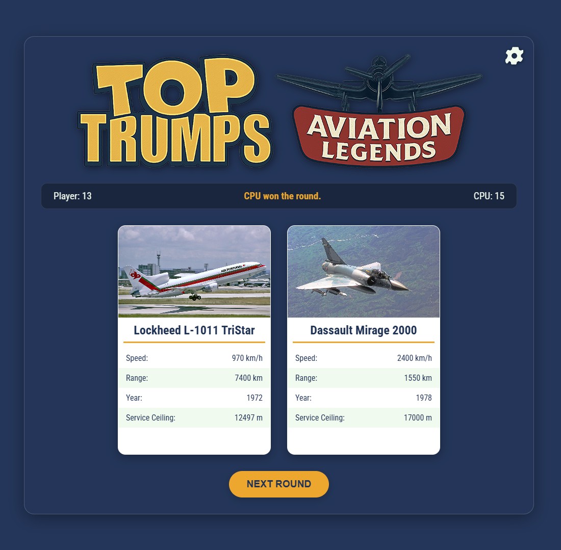 Screenshot 2 for Top Trumps - Aviation Legends