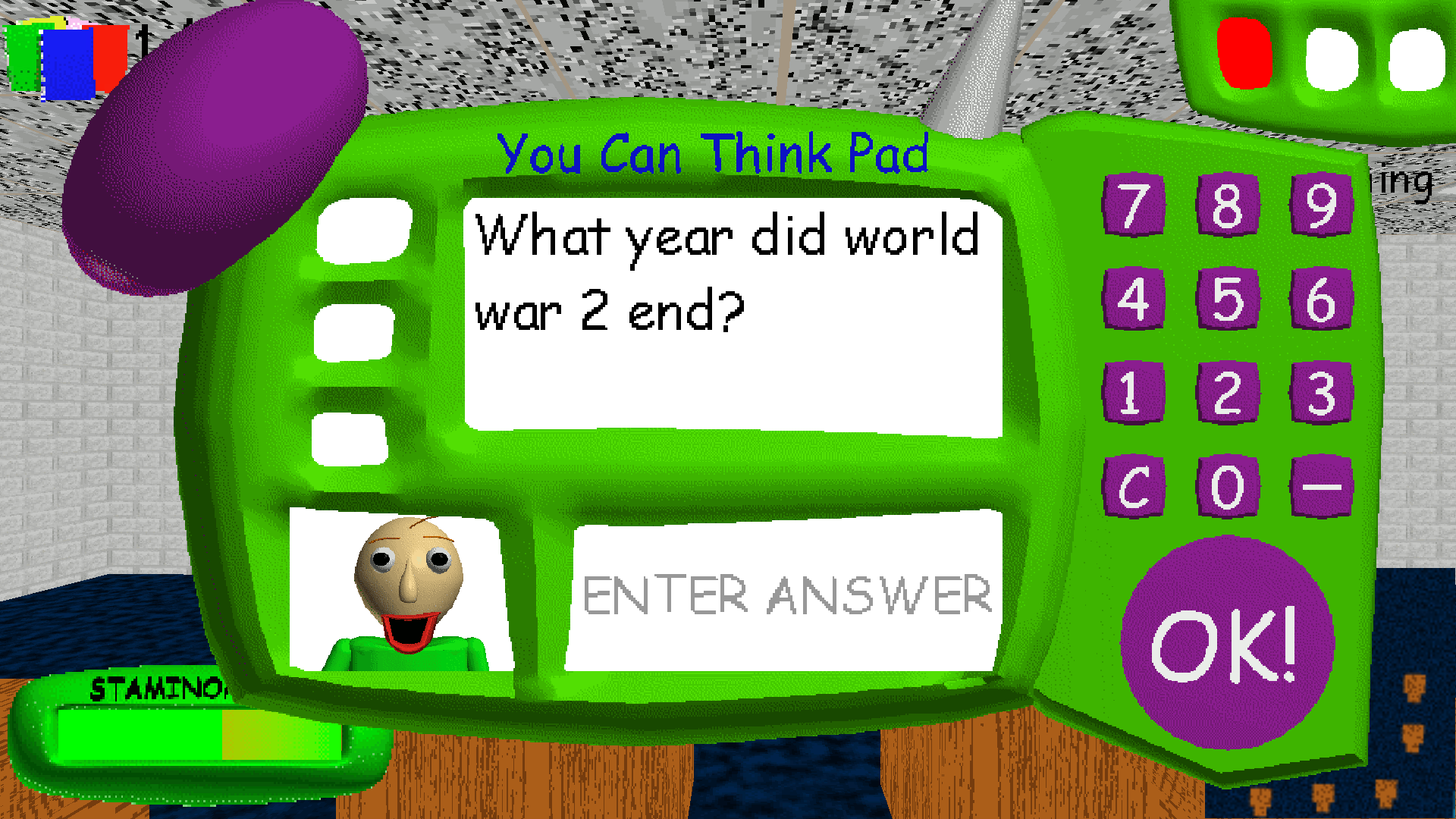 Screenshot 5 for Baldi Loves History Remastered