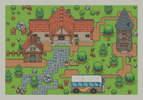 1.1 Update content More buildings - Tiny Town Exteriors Rpg Asset by ...