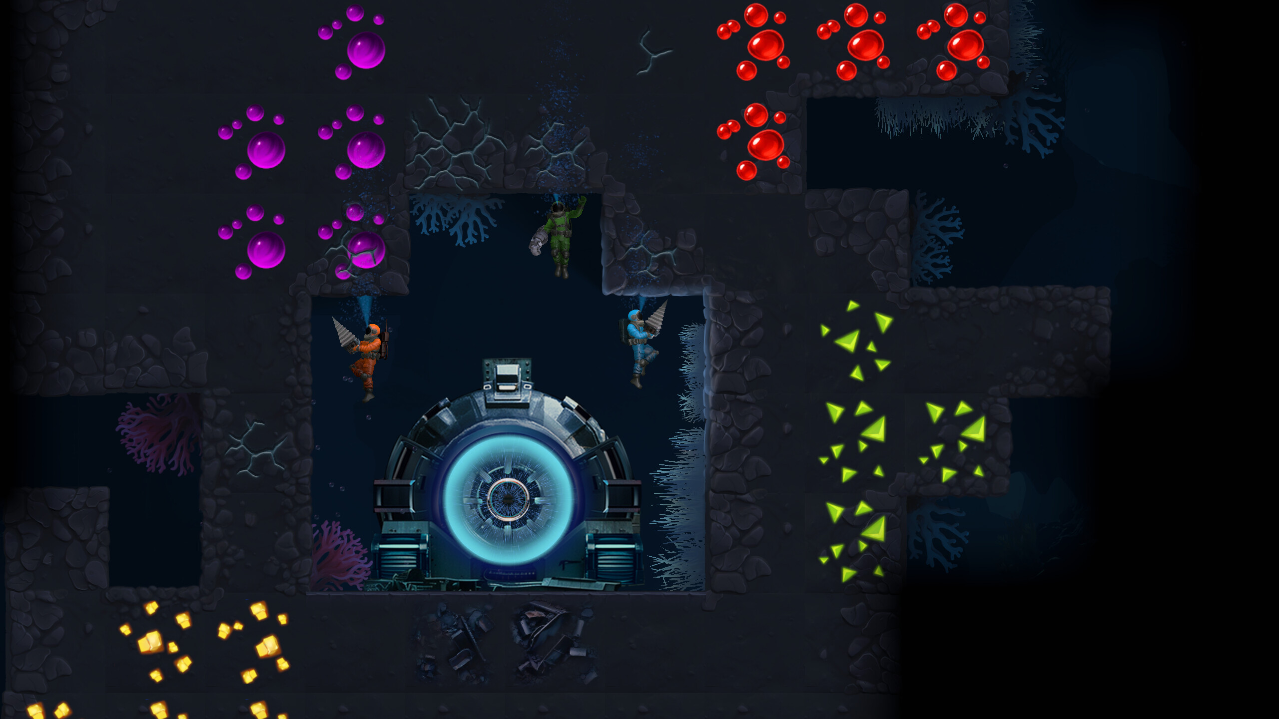 Screenshot 2 for Ocean Keeper Demo: Co‑op Survival Mech Roguelike