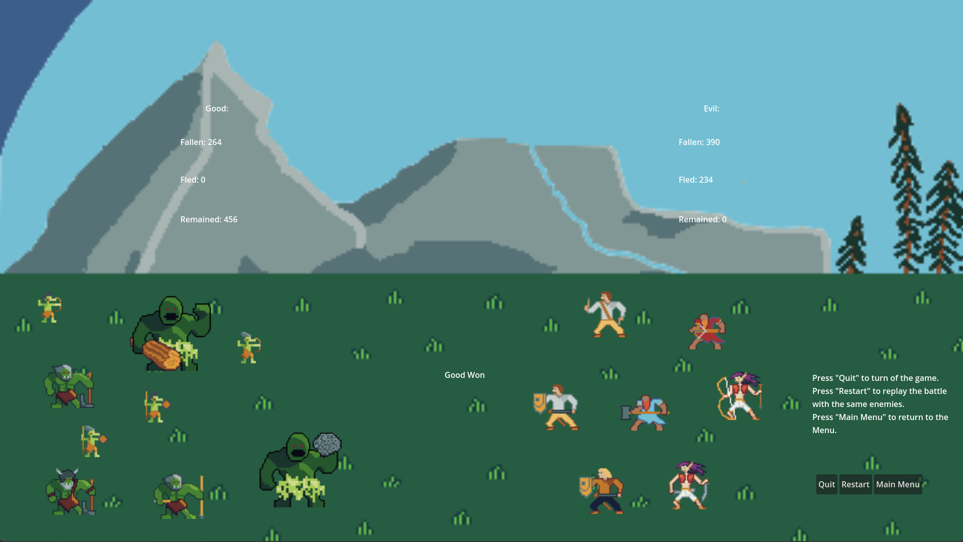 Screenshot 3 for Fantasy Battle Simulator Demo