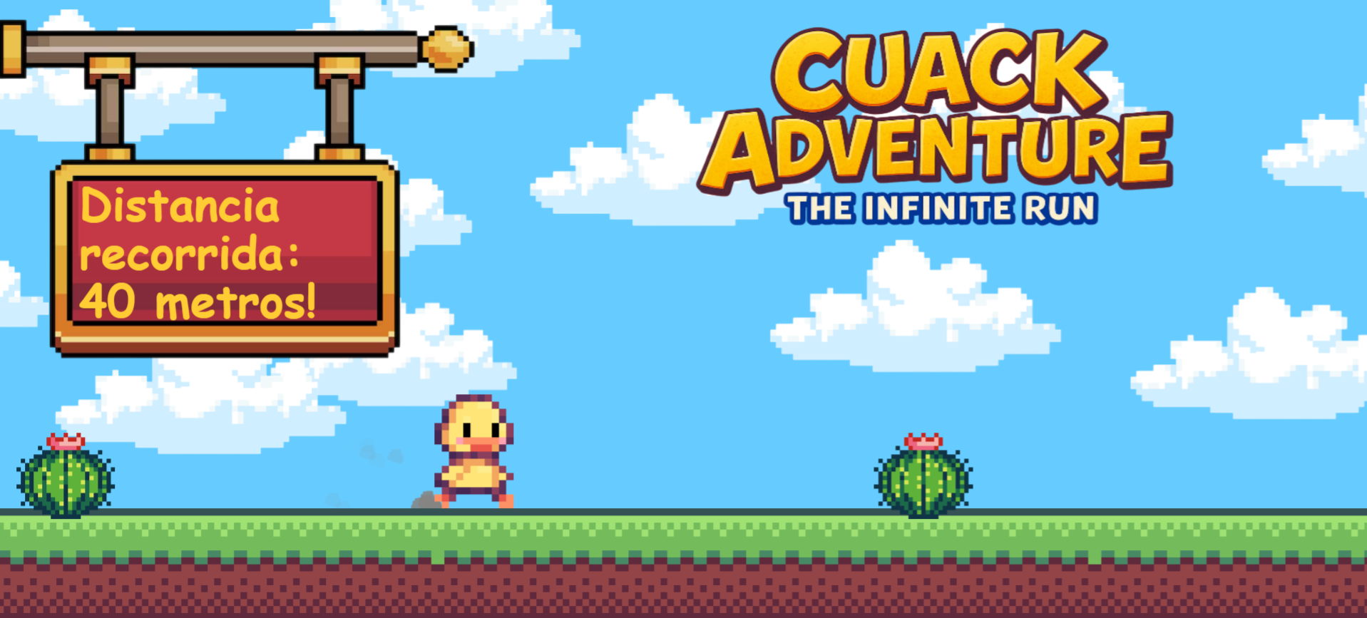 Screenshot 2 for Cuack Adventure: The Infinite Run