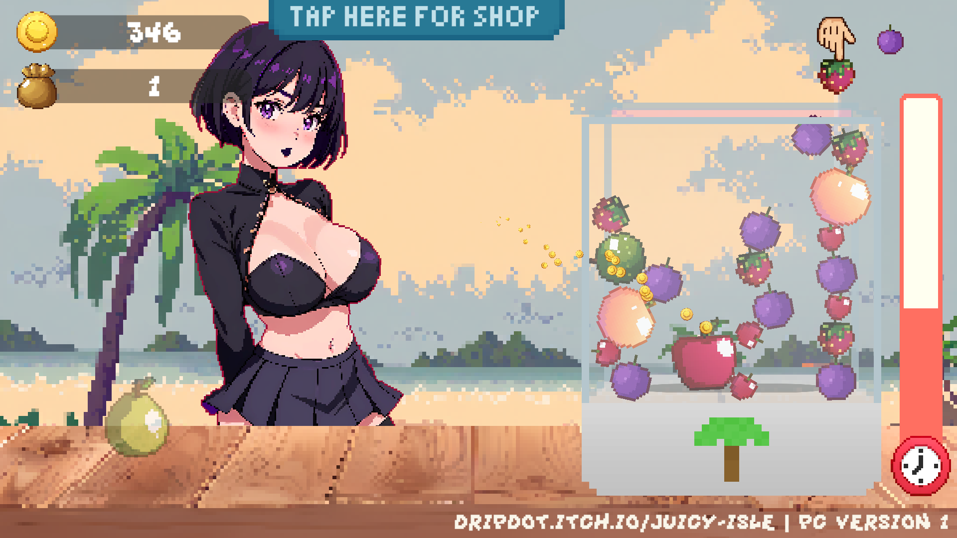 Screenshot 2 for Juicy Isle: Hentai Suika Game