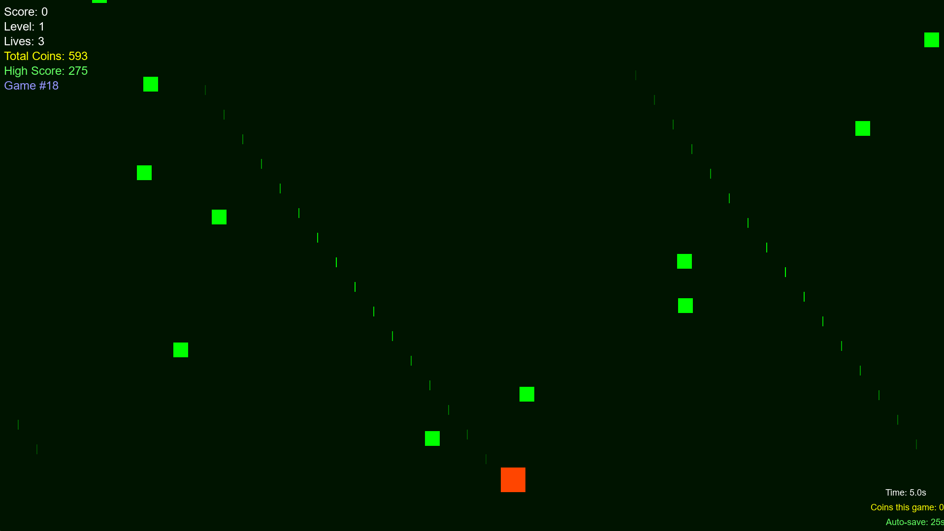Dodge the green squares by Michael's Stuff