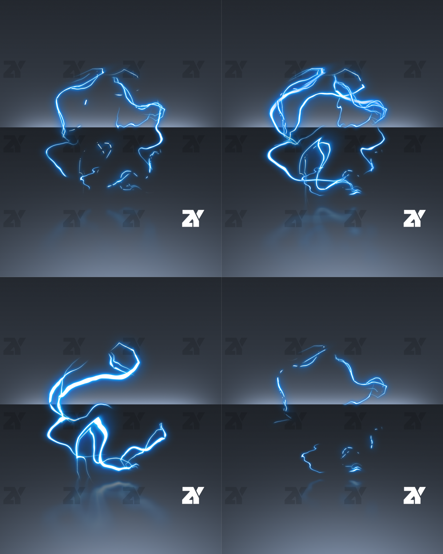 Lightning_Full body Envelopment by ZY VFX