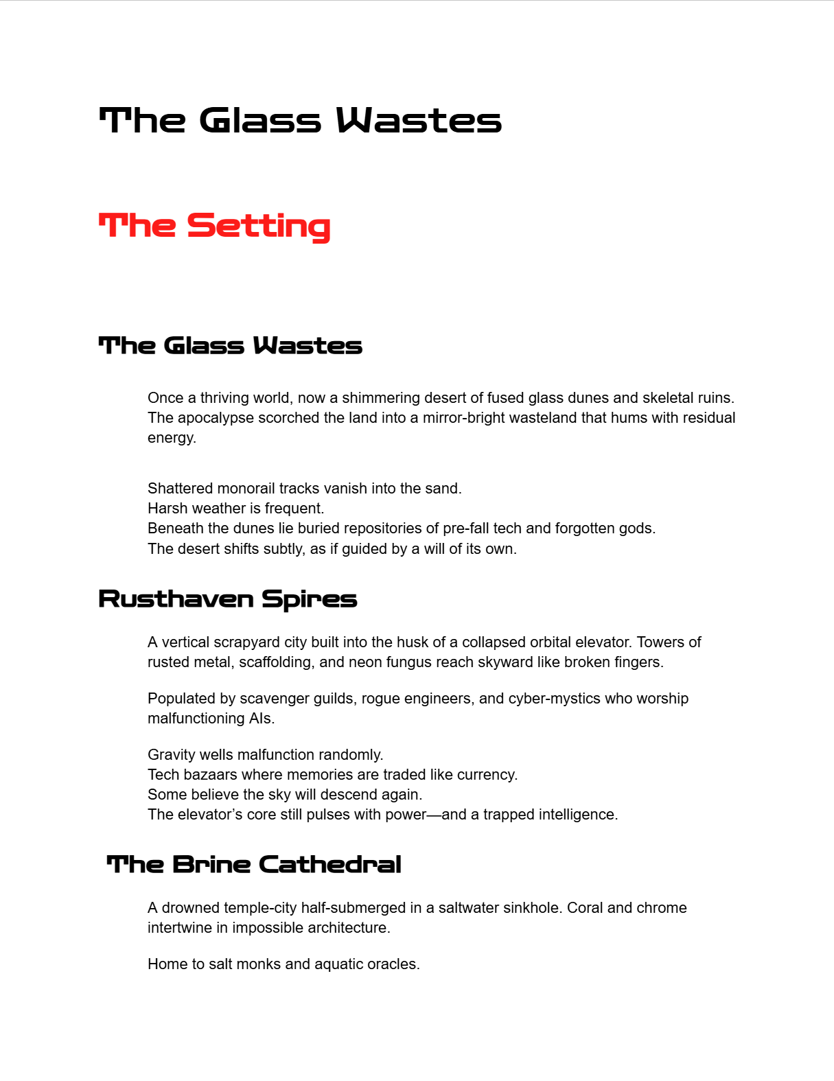 Screenshot 2 for The Glass Wastes