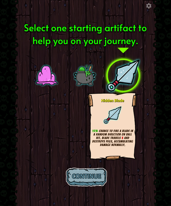 Screenshot 2 for Bounce of Fate || Physics Roguelike