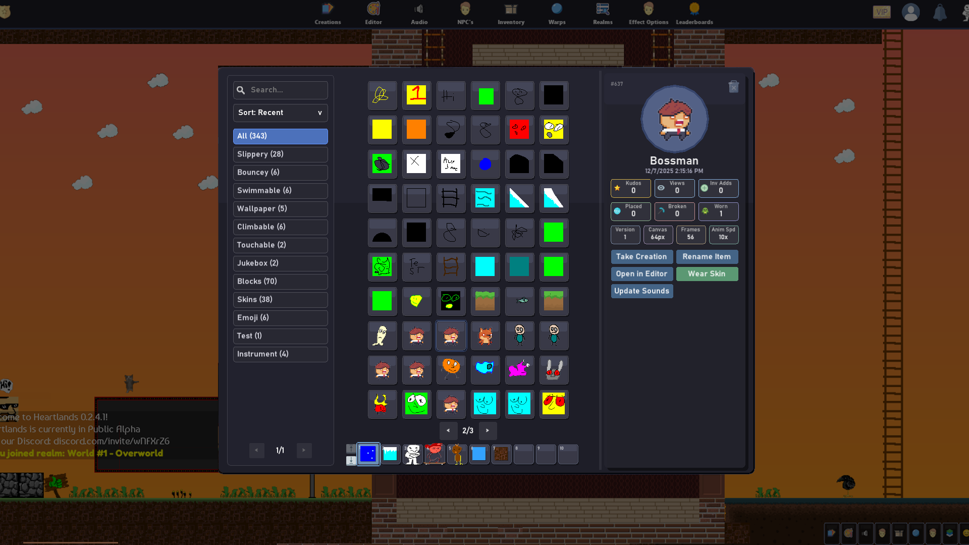 Screenshot 15 for Heartlands | Art/Social MMO