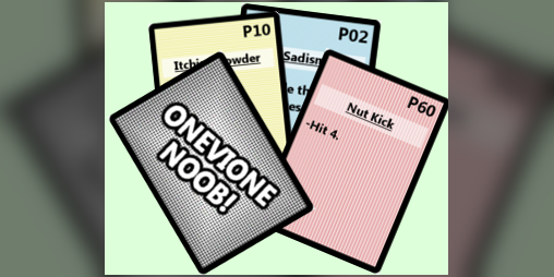 Cover image for ONEVIONE NOOB! (Print and play)