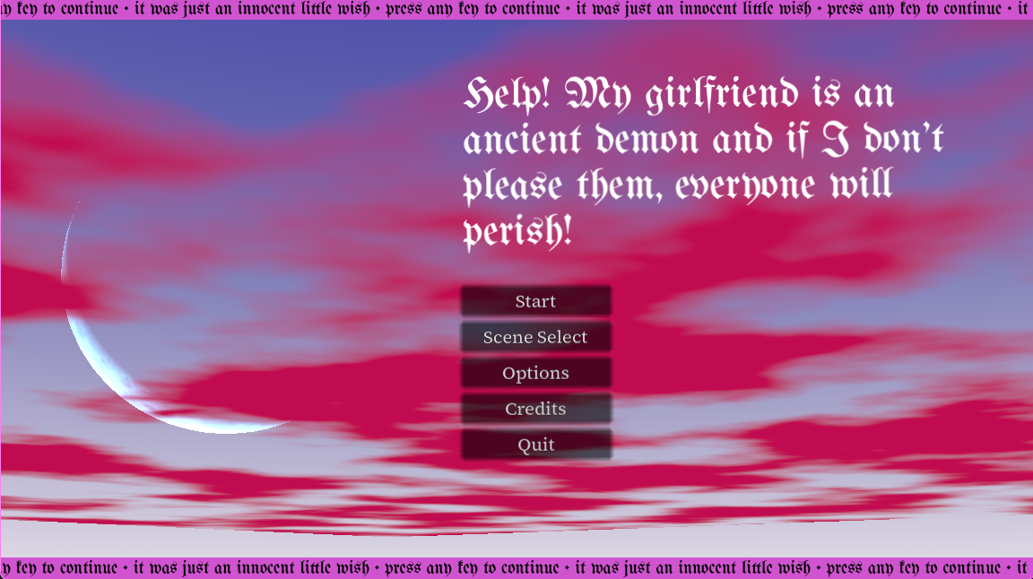 Screenshot 5 for Help! My girlfriend is an ancient demon and if I don't please them, everyone will perish!