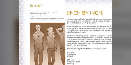 Cover image for Break Chance Memento demo booklets