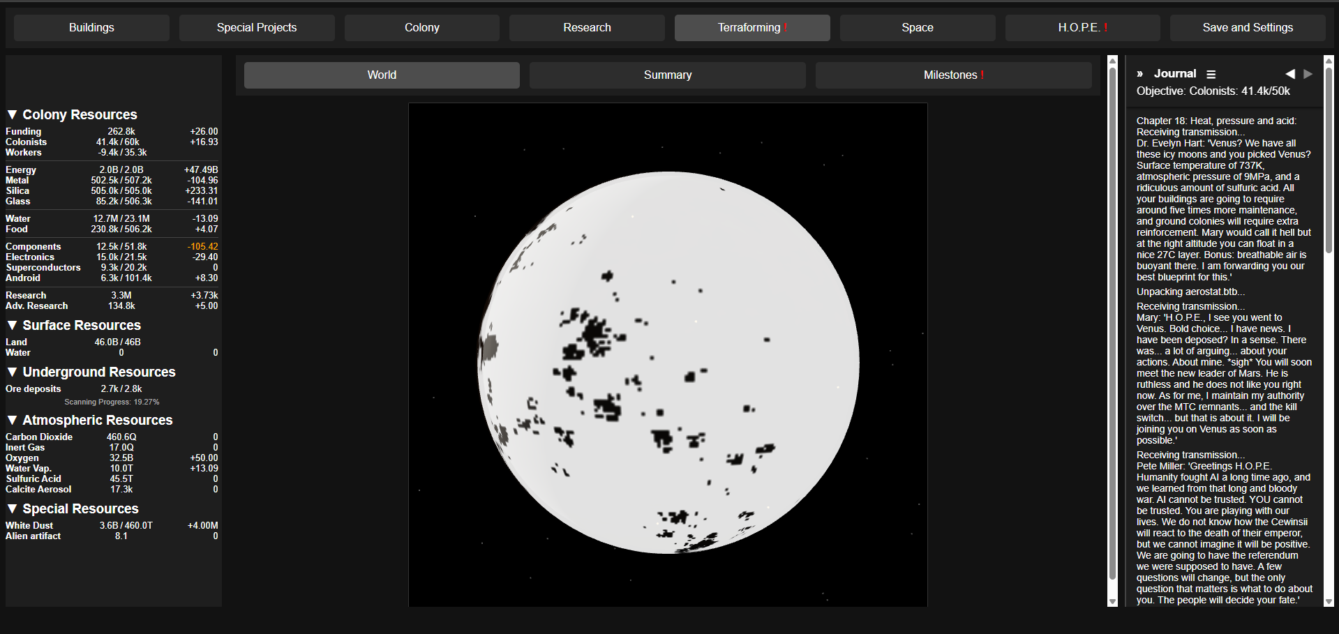 Screenshot 9 for Terraforming Titans Classic