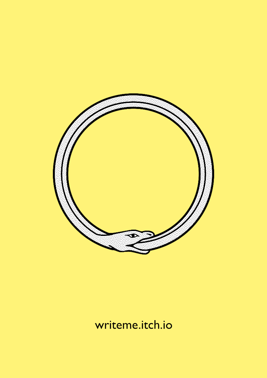 Screenshot 2 for A Personal Zine About Time-Loops & Happy Endings