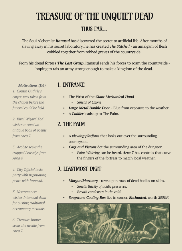 Treasure of the Unquiet Dead by Lusunati