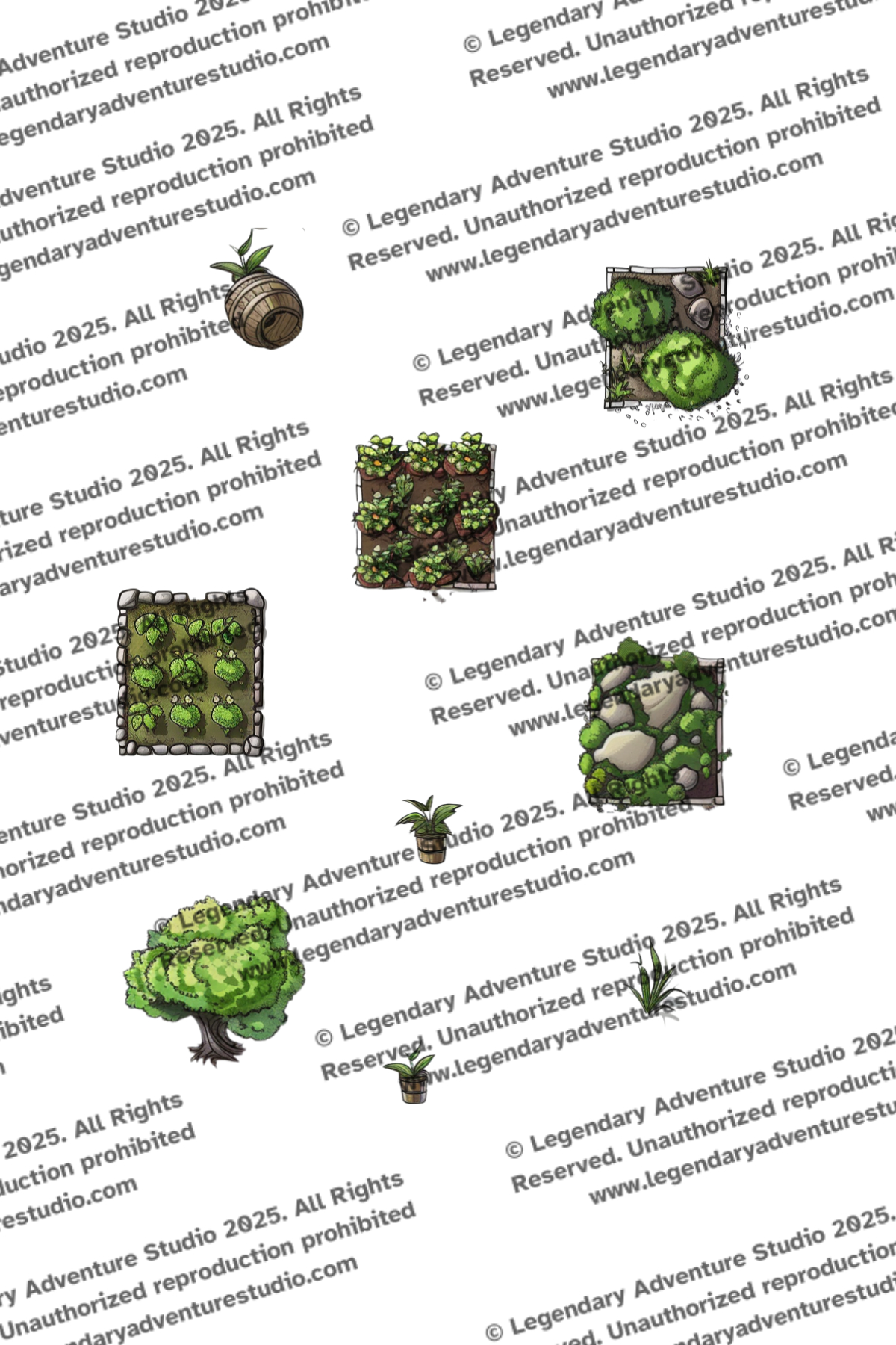 Farmland Tile & Props Bundle by Legendary Adventure Studio