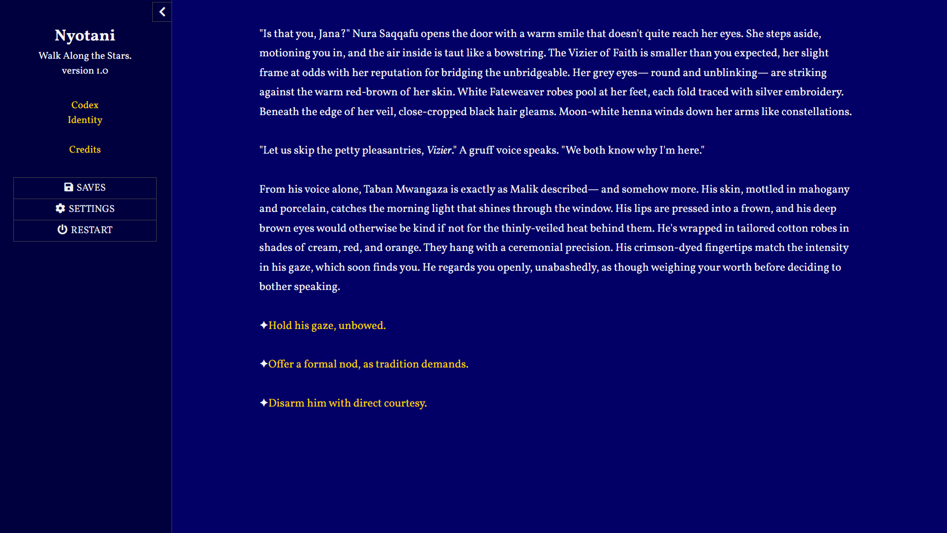 Screenshot 4 for Nyotani: Walk Along the Stars