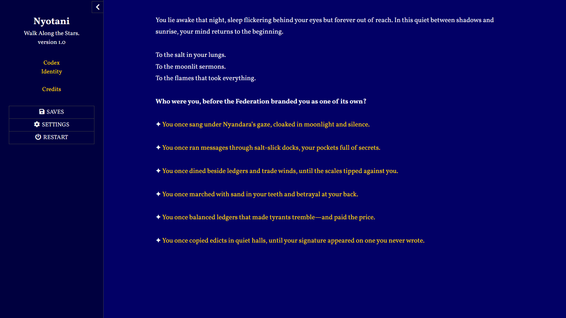 Screenshot 3 for Nyotani: Walk Along the Stars