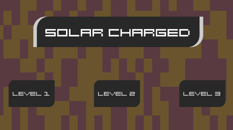 Solar Charged title screen