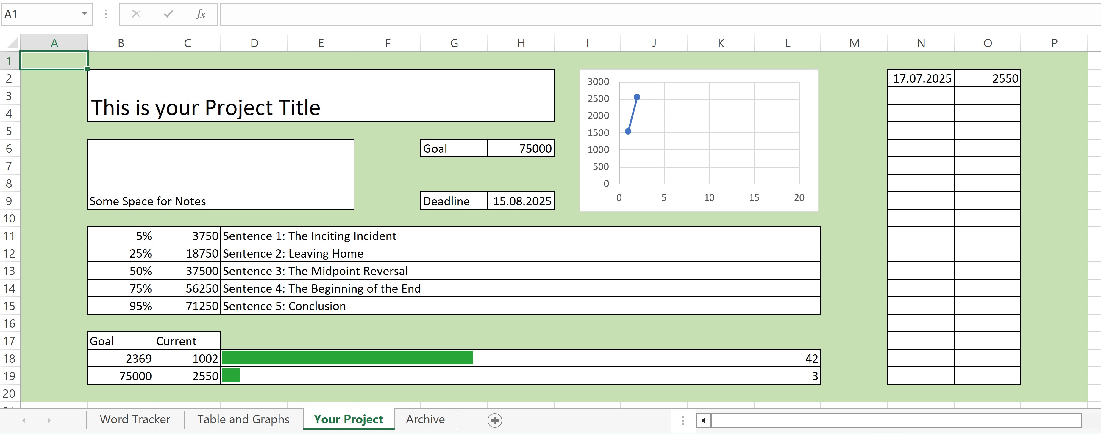 Screenshot 2 for Word Count Tracker for Writers